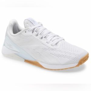Reebok Nano X1 Training Sneakers Size 9 White True Grey Silver NWT